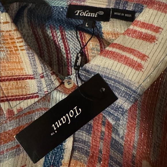 Tolani Multicolor Long Sleeve Maxi Dress - Picture 15 of 15